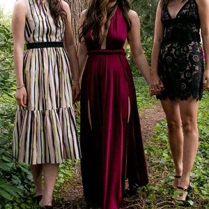 Alamour The Label Red Maxi Prom Dress